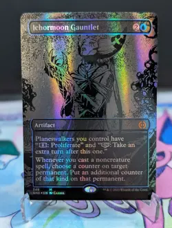 MTG Phyrexia: All Will Be One- Ichormoon Gauntlet 348 (Oil Slick Raised Foil) - Image 1