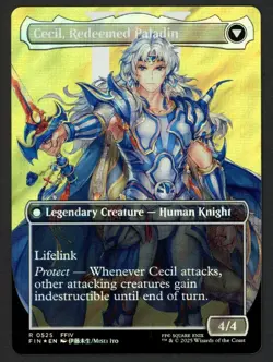***Surge FOIL Borderless Cecil, Dark Knight*** MTG Final Fantasy Kid Icarus - Image 2