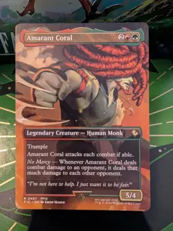 Amarant Coral (Borderless) MTG Commander: Final Fantasy Regular NM - Image 1
