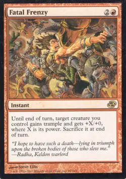 3X FATAL FRENZY RED PLANAR CHAOS MTG MAGIC LP X3 (yourdeckbuilder) - Image 1