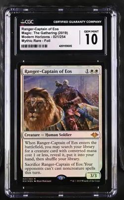 RANGER-CAPTAIN OF EOS Modern Horizons Foil Mythic CGC 10 Gem Mint MTG [Nos] - Image 1