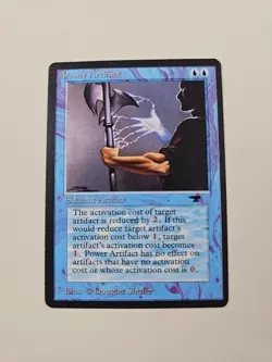 MTG Power Artifact Antiquities LP Magic the Gathering With Very Slight Edge Wear - Image 1