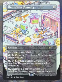 1x Retrofitter Foundry MTG Encyclopedia Of Magic Secret Lair NM - Image 1
