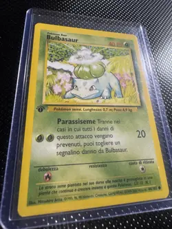 Pokemon TCG Bulbasaur First Edition Base Set, Excellent Condition (Italian) - Image 2