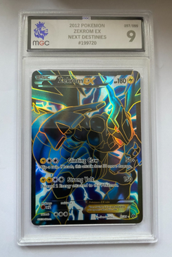 MGC HOLO 2012 POKEMON ZEKROM EX NEXT DESTINIES GRADE 9 097/099 - Image 1