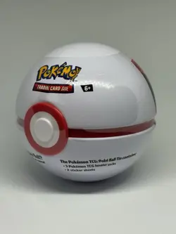 Pokemon Poke Ball Tin Poke Ball Tin White Brand New Sealed A24 3 Packs Cards - Image 3