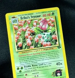 2000 Erika's Ivysaur Gym Challenge 41/132 Vintage Rare Non-Holo Pokemon Card NM- - Image 2
