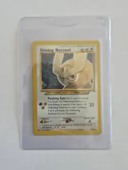 Pokemon 🌖 Shining Noctowl Neo Destiny 110 Holo Rare Unlimited LP **SEE PICS** - Image 3