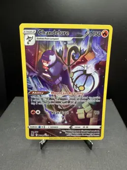Pokemon TCG SWSH Lost Origin Chandelure TG04/TG30 Trainer Gallery Full Art NM - Image 1