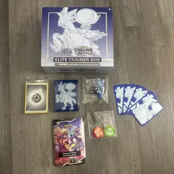 Pokemon Chilling Reign ETB NO Packs! ONLY ACCESSORIES - Image 1