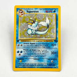 Pokemon Vaporeon 12/64 1st Edition Jungle Holo 1999 (Italian) - HP - Image 1