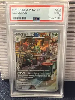 2023 Pokemon SVI EN: SCOVILLIAN Illustration Rare PSA 9 - Image 1