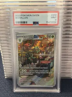 2023 Pokemon SVI EN: SCOVILLIAN Illustration Rare PSA 9 - Image 2