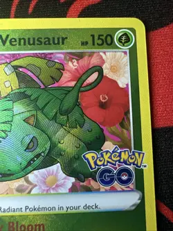 Radiant Venusaur 004/078 Pokemon GO Holo - Image 2