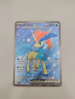 Pokemon TCG - Keldeo ex 159/086 White Flare Double Rare Full Art Holo - Image 1