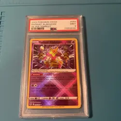 2022 POKEMON SWORD & SHIELD SILVER TEMPEST #059 RADIANT ALAKAZAM PSA 9 - Image 1