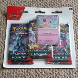 Pokemon TCG Sealed Temporal Forces 3 Pack Blister x 2 Cleffa Cyclizar - Image 3
