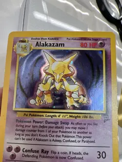 Pokemon TCG Alakazam Base Set 1/102 Holo 1999-2000 Wizards Base Set Holo Rare - Image 3