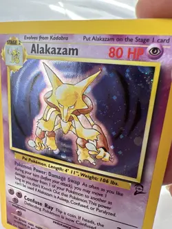 Pokemon TCG Alakazam Base Set 1/102 Holo 1999-2000 Wizards Base Set Holo Rare - Image 4