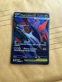 Mega Latias EX 163/132 IR Pokemon TCG Mega Evolution NM Full Art Ultra Rare - Image 1