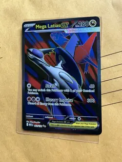 Mega Latias EX 163/132 IR Pokemon TCG Mega Evolution NM Full Art Ultra Rare - Image 3
