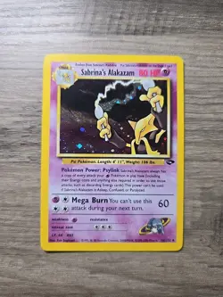 Pokemon: Sabrina's Alakazam 16/132 Gym Challenge Holo Rare - Image 1