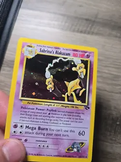 Pokemon: Sabrina's Alakazam 16/132 Gym Challenge Holo Rare - Image 2