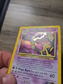 Pokemon: Sabrina's Alakazam 16/132 Gym Challenge Holo Rare - Image 3