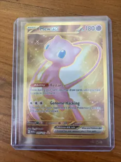 Pokemon TCG Mew EX 205/165 Scarlet & Violet 151 Holo Hyper Rare - Image 1