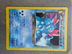 POKEMON NEO DESTINY - DARK FERALIGATR - 5/105 - HOLO - VERY LIGHT TO NO USE - Image 1