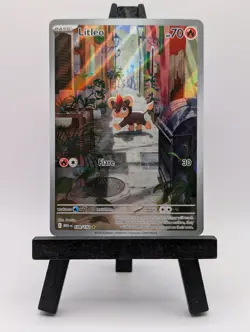 Pokemon TCG Litleo 139/132 Me01: Mega Evolution Holo Illustration Rare NM/M - Image 1