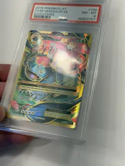 Pokemon TCG M Venusaur EX 2016 XY Evolutions Full Art 100/108 PSA 8 - Image 3
