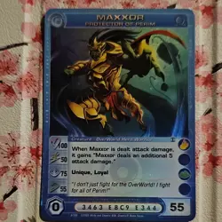 Chaotic TCG Maxxor Protector of Perim Ultra Rare Holo Creature Card #6/100 MAX S - Image 1