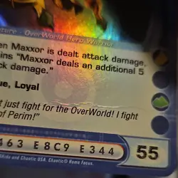 Chaotic TCG Maxxor Protector of Perim Ultra Rare Holo Creature Card #6/100 MAX S - Image 3