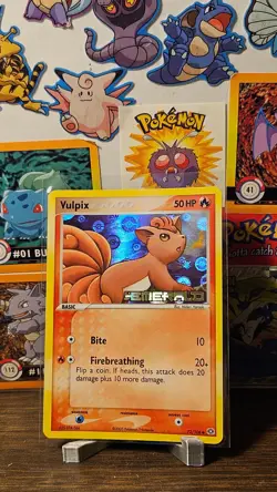 Pokemon Vulpix 72/106 EX Emerald Reverse Holo Stamped 2005 Lightly Played - Image 1