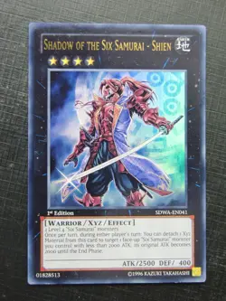SHADOW OF THE SIX SAMURAI - SHIEN SDWA ULTRA RARE 1st ed - Yugioh Card # 3F46 - Image 1