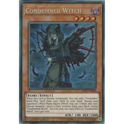 Condemned Witch Yu-Gi-Oh! SOFU-EN028 1st Secret Rare - Image 1