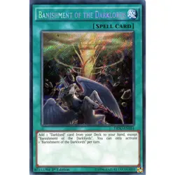 BANISHMENT OF THE DARKLORDS SECRET RARE 1ST EDITION DESO-EN034 YUGIOH! Near Mint - Image 1