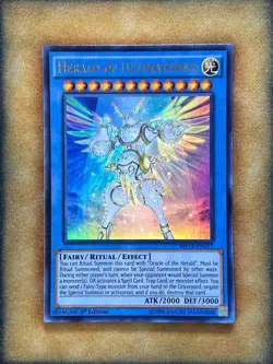 Yugioh Herald of Ultimateness NECH-EN045 Ultra Rare 1st Ed NM - Image 1