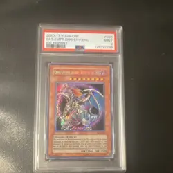 Konami Chaos Emperor Dragon IOC-000 PSA 9 Invasion of Chaos Unlimited - Image 1