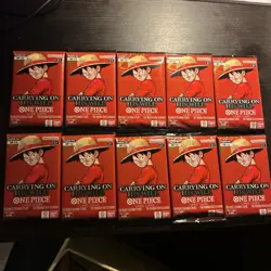 One Piece TCG: Carrying On His Will Booster Packs OP-13 English (10 new packs) - Image 1
