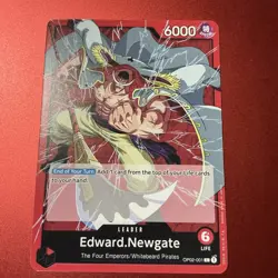 One piece TCG Edward Newgate - OP02-001 - Leader NM Regular - Image 1
