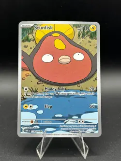 Stunfisk 118/086 SV White Flare Illustration Rare Pokemon TCG NM - Image 1