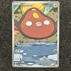 Pokemon TCG: 2025 SV White Flare WHT EN Stunfisk Illustration Rare #118/086 NM - Image 1