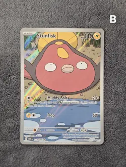 Stunfisk 118/086 Illustration Rare SV: White Flare Pokemon TCG NM - Image 1