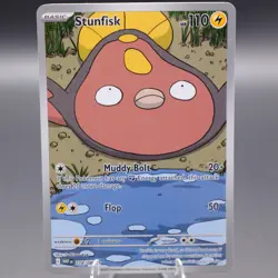 Stunfisk - 118/086 Illustration Rare SV: White Flare Pokemon TCG NM - Image 1