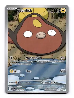 Stunfisk 118/086 Illustration Rare Pokemon TCG SV: White Flare NM - Image 1