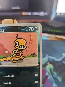 Pokemon Scraggy TCG Reverse Holo Rare Master Ball 2025 White Flare 57/86 NM - Image 3