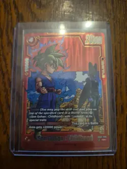 Son Gohan : Childhood SB02-006 Alt Art Manga Booster 02 Dragon Ball Card English - Image 1