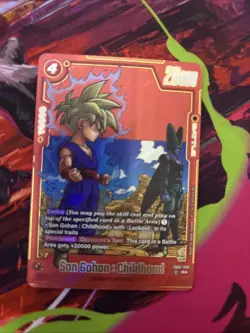 Son Gohan : Childhood SB02-006 Alt Art Manga Booster 02 Dragon Ball Card English - Image 1